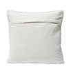 Luxury brown and white patterned cushion 