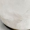 Clearance - A stunning white swivel/rocking chair with a golden base