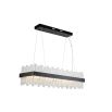 Aura Pendant Lamp - Matt Black/Clear Glass