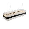 Aura Pendant Lamp - Matt Black/Clear Glass