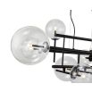 Icardi Pendant Lamp - Matte Black/Clear