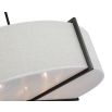 Sanderson Pendant Lamp - Matt Black/Beige
