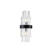 Regency Wall Lamp - Matte Black/Clear