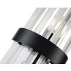 Regency Wall Lamp - Matte Black/Clear