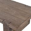 Delightful modern design wooden coffee table with square legs