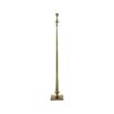 Elegant tall floor lamp in brass finish