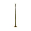 Elegant tall floor lamp in brass finish