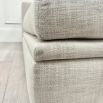 Clearance Lansdowne Sofa & Footstool - Olympia Linen