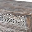 Vintage-style wooden carved cabinet