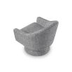 A stylish chair by Liang & Eimil with a gorgeous grey upholstery