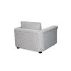 Delta Occasional Chair - Colmer Silver Grain