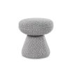 A contemporary stool by Liang & Eimil with a gorgeous grey upholstery