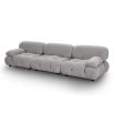 A stylish modular by Liang & Eimil with a deep button design and gorgeous grey upholstery