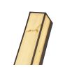 Stripe Wall Lamp - Matte Black/Faux Alabaster