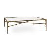 Cobra Coffee Table - Antique Brass