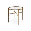 Cobra Side Table - Antique Brass