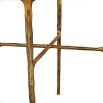 Cobra Side Table - Antique Brass