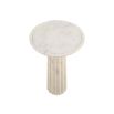 Romano Side Table – White Marble