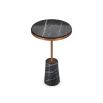 Notto Side Table - Black Marble & Antique Bronze - Set of 2