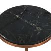 Notto Side Table - Black Marble & Antique Bronze - Set of 2
