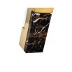 Rakke Table Lamp - White & Black Marble/ Brushed Brass
