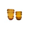 Bumble Glass Vase Amber - Small