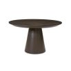 Herzog Dining Table - Dark Grey Oak