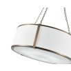 Baltimore Pendant Lamp - Antique Brass/White Linen