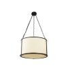 Baltimore Pendant Lamp - Matte Black/White Linen