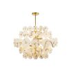 Momo Chandelier - Antique Brass & Alabaster