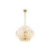 Momo Chandelier - Antique Brass & Alabaster