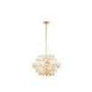 Momo Chandelier - Antique Brass & Alabaster