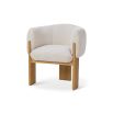 Lucca Dining Chair - Bilma Sand/Dry Honey Oak