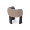 Lucca Dining Chair - Beverly Boucle Espresso Grey/Matt Black Oak