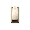 Amatti Wall Light - Alabaster, Black, Brass