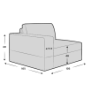 End Seat - Left Hand Facing