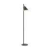 Cone-shaped floor lamp with metal frame