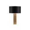 Bouquets Table Lamp - Polished Brass/Black Shade