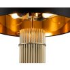 Bouquets Table Lamp - Polished Brass/Black Shade