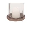 antique bronze finish lantern style candle holder