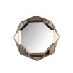 Bronze mirror assembled from a multitude of mirrored facets