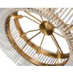 Mist Pendant Lamp - Brushed Brass/Clear Glass