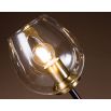 Orbital Pendant Lamp - Matte Black/Clear
