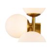 Vanessa Wall Lamp - Brass/Opal Glass