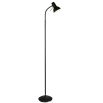 Tall black floor lamp