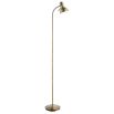 Tall antique brass floor lamp