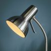 Tall nickel floor lamp