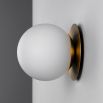 Pulsar Wall Sconce 250 - Brass & Opal