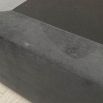 Marks on velvet on top of the divan, will be covered by a mattress