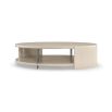 Elegant and sophisticated oval shaped coffee table